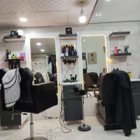 دکور و صندلی وسایل ارایشگاه مردانه