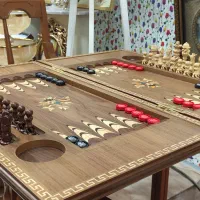 میز و صندلی تخته نرد|مبلمان خانگی و میز عسلی|پیرانشهر, |دیوار