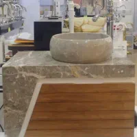 روشویی سنگ طبیعی 40×60|لوازم سرویس بهداشتی|شاهین‌شهر, خانه کارگر|دیوار