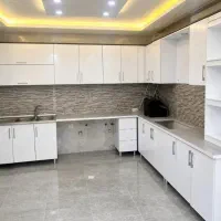 ست کابینت ۵/۵متری تمام ام دی اف نو ودرب چوب