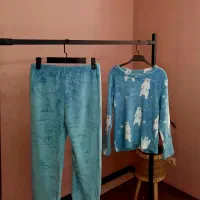 دوتیکه ست مخمل  پائیزی و زمستانی|لباس|تبریز, |دیوار