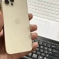 آیفون ۱۲ پرو مکس گلد در حد بدون خط و پلمپ