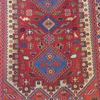 گلیم سوزنی ۱در ۱.۵|گلیم، جاجیم، گبه|شیراز, گود عربان|دیوار