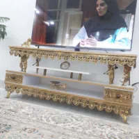 میز تلویزیون برنزی