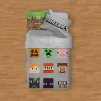 ست خواب چهار تکه ماینکرافت minecraft|سرویس روتختی|تهران, میدان ولیعصر|دیوار
