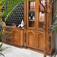 میز مدیریت کلاسیک چوبی سلطنتی