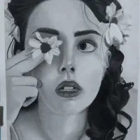 چهره سیاه قلم کشیدن انواع چهره|صنایع دستی و سایر لوازم تزئینی|شوشتر, |دیوار