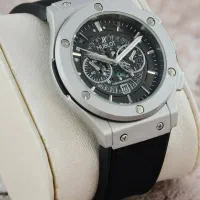 ساعت مردانه هابلوت مدل 77706 مشکی نقره ای