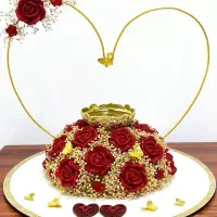 سینی حنا و تزیینات حنابندان|صنایع دستی و سایر لوازم تزئینی|قم, آزادگان|دیوار