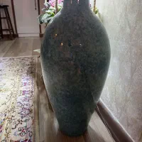 گلدون فیروزه ای لالجین