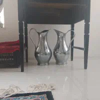 پارچ برنجی قدمت صدساله با روکش سیلور