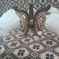 لوستر چوبی ۵ شاخه۲ عدد