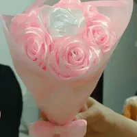 دسته گل روبانی،کادو مخصوص روز دختر|گل مصنوعی|پیشوا, |دیوار