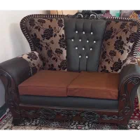 مبل راحتی ۷نفره دودست با سه عدد میز جلو مبلی