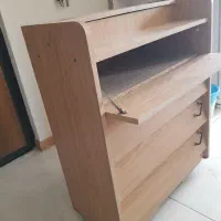 جاکفشی ۴طبقه چوبی شیک، سالم و تمیز|جاکفشی، کمد، دراور|تهران, شهرک نفت|دیوار