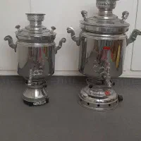 سماور گازی بزرگ و لوستر و کالسکه (دهکده المپیک )