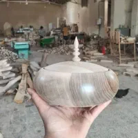 سینی .قندون .کاسه .اردوخوری چوبی|ظروف سرو و پذیرایی|یزد, |دیوار