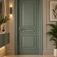 درب اتاق با روکوب/ورودی با چهارچوب/دستگیره
