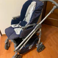 کالسکه+کریر  bebeko سرمه ای کاملا تمیز