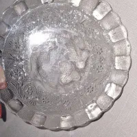 بشقاب استیل پلوخوری و بشقاب بلور میوه خوری|ظروف سرو و پذیرایی|سمنان, |دیوار