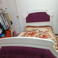 تخت چوبی عرض 1/20 تمیز و سالم|تخت و سرویس خواب|تهران, شهرک فرهنگیان|دیوار