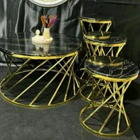 عسلی پیچک جلو مبلی و عسلی پایه فلزی طلایی مدل پیچک|مبلمان خانگی و میز عسلی|آفتاب, |دیوار