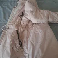 کاپشن دخترانه رنگ صورتی نو بدونه زدگی