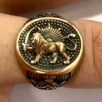 انگشتر برنجی شیرو خورشید|جواهرات|ری, شهید بهشتی|دیوار