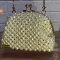 کیف عروس مرواریدی ترند|کیف، کفش، کمربند|سلماس, |دیوار