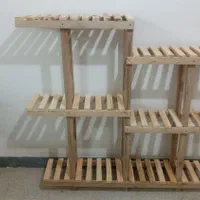 ساخت انواع استند گل چوبی|گل و گیاه طبیعی|فلاورجان, |دیوار