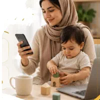 با گوشی دستت به در آمد برس
