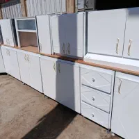 کابینت فلزی بدون کوچکترین نقص سالم آماده نصب 9متر|آبچکان و نظمدهنده ظروف|شیراز, ماه فیروزان|دیوار