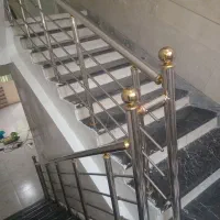 نرده استیل و پله آماده