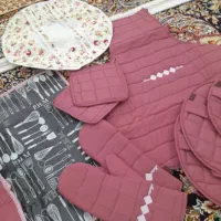 سرویس آشپزخونه. دم کنی و دستگیره و ‌...|سفره، حوله، دستمال آشپزخانه|مشهد, هفده شهریور|دیوار