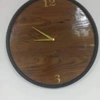 ساعت دیواری چوبی نو