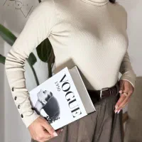 کراپ،تیشرت،یقه اسکی،سوتین،نیم تنه