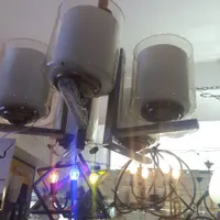 لوستر اویز پروفیلی دو گلاسه ۳ و۴ و ۵ شعله