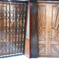 حفاظ آهنی/درب آکاردونی در اصفهان/درب آکاردئونی