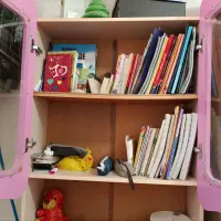 کتابخانه|کتابخانه، شلف، قفسههای دیواری|شیراز, شهرک قمشه|دیوار