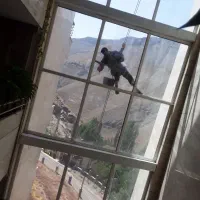 سندبلاست پیچ و رولپلاک سنگ نما نماشویی راپل طناب