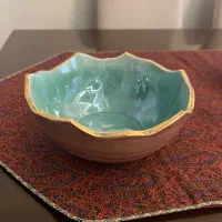 کاسه سفالی دست ساز