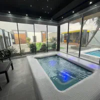 اجاره ویلا مدرن دو استخر|اجارهٔ کوتاه‌مدت ویلا و باغ|بندر انزلی, ساحل قو|دیوار