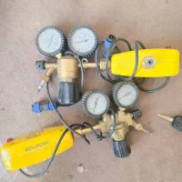 ۲عدد گرمکن co2با مانومتر ۲گیج