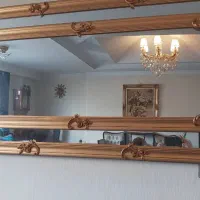 ایینه بادوقاب طلایی