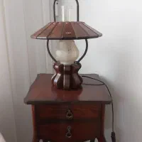 آباژور چوبی رومیزی