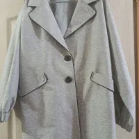 بارونی رنگ طوسی روشن کاملا نو از سایز۴۴تا ۵۰