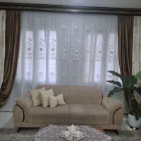 پرده پذیرایی شیک و تمییز/فروش فوری