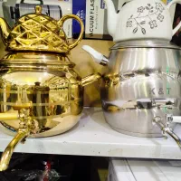 سماورگازی3کاره،کتری قوری طلایی.لوازم خانگی آل رسول|سماور، چایساز، قهوهساز|زاهدان, |دیوار