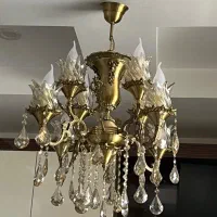 لوستر برنز ۸شاخه و۴شاخه|لوستر و چراغ آویز|تهران, شهرک فردوس (حسینی)|دیوار