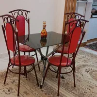 میز غذا خوری فلزی